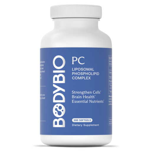 BodyBio PC 300 Softgels — bottle packaging