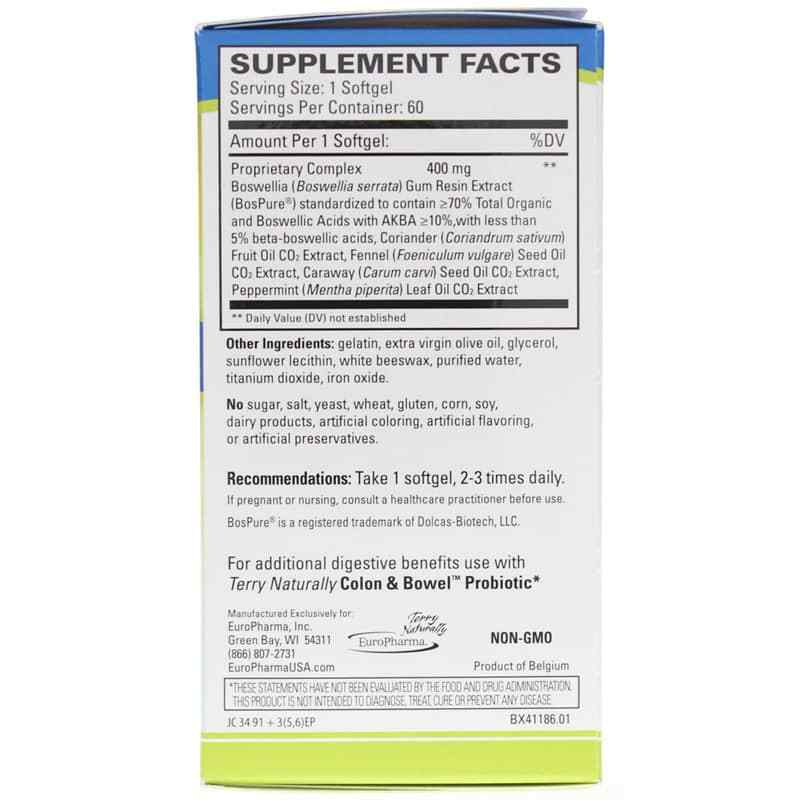 Terry Naturally BosMed Intestinal Bowel Support 60 Softgels