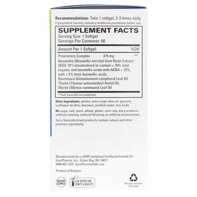 Terry Naturally BosMed Respiratory Support 60 Softgels