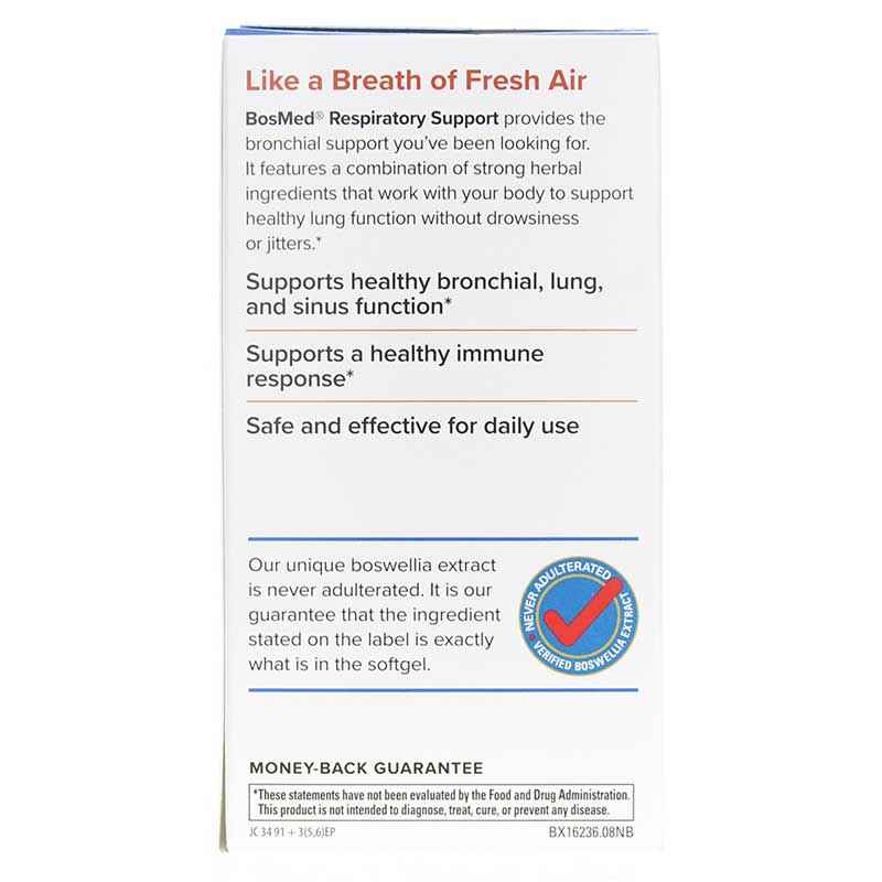 Terry Naturally BosMed Respiratory Support 60 Softgels