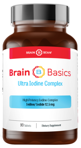 Brain Bean Brain Basics Ultra Iodine Complex 90 Tablets — bottle packaging