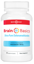 Brain Bean Brain Basics Ultra Pure Selenomethionine 90 Capsules — bottle packaging