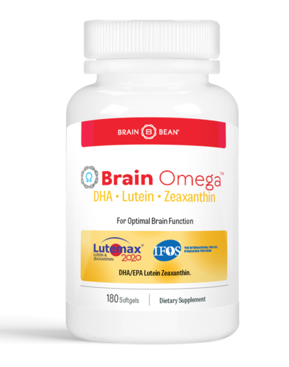 Brain Bean Brain Omega 180 Softgels — bottle packaging