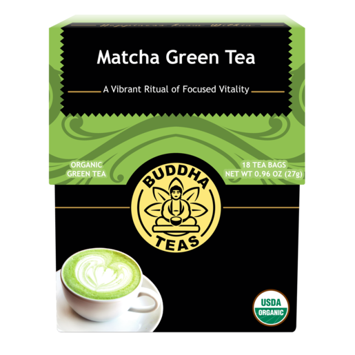Buddha Teas Matcha Green Tea — 18 tea bags box