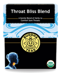 Buddha Teas Throat Bliss Blend — 18 tea bags box