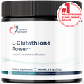 Designs for Health L-Glutathione Power 50 g (1.8 oz) powder front label