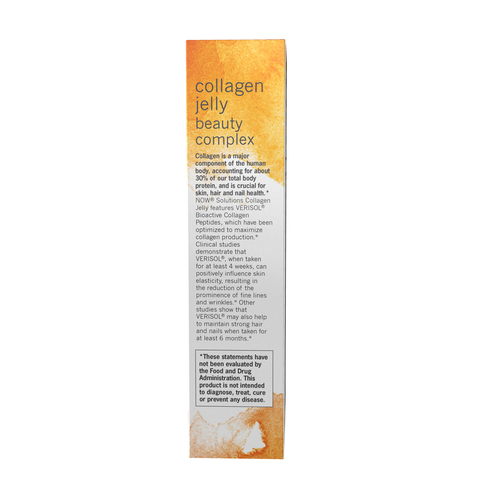 Now Solutions Collagen Jelly Beauty Complex Sweet Orange Sticks 10 Sticks