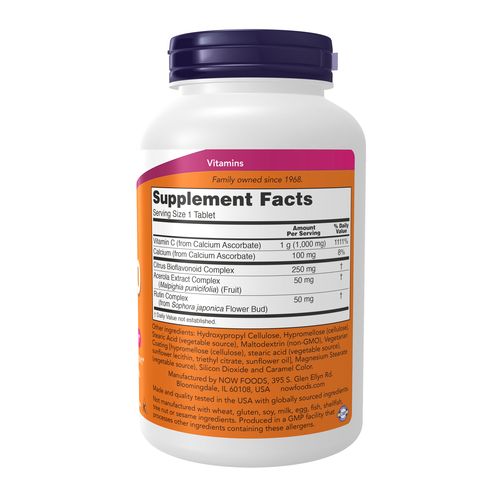 NOW Foods Buffered C-1000 Complex 180 Tablets