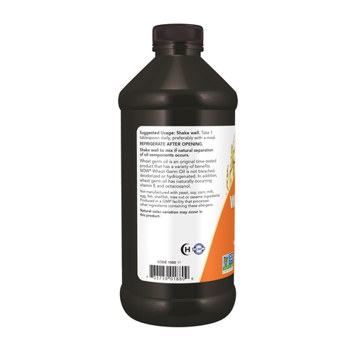 NOW Foods Wheat Germ Oil Liquid 16 oz
