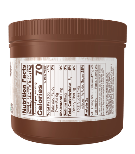 NOW Foods Organic Hot Cocoa 14 oz | Rich Chocolate Drink Mix