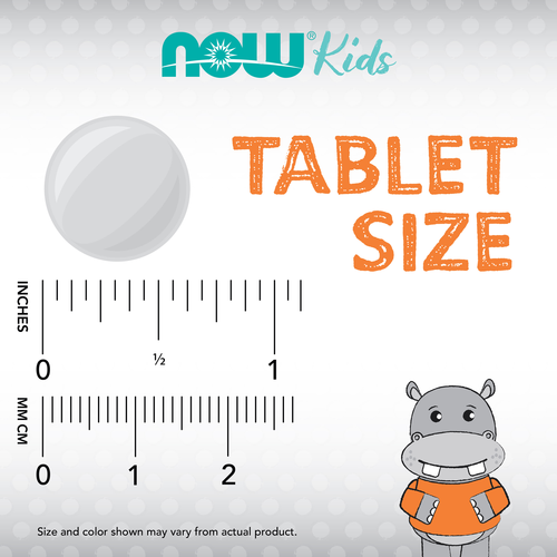 NOW Foods Kid Cal Chewable Calcium 100 Tablets