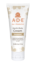 Carlson Labs A.D.E Hand & Body Cream Unscented 4 oz — product packaging