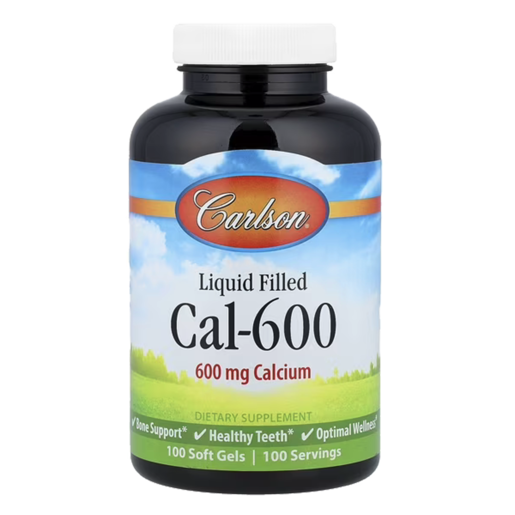 Carlson Labs Cal-600 100 Softgels — product packaging