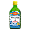 Carlson Labs Cod Liver Oil Lemon Flavor 8.4 fl oz — product packaging