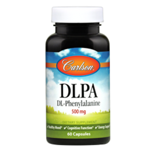 Carlson Labs DL-Phenylalanine 500 mg 60 Capsules — product packaging