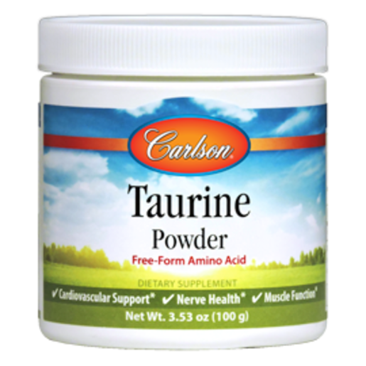 Carlson Labs Taurine Powder 100 g – 31 Servings — product packaging