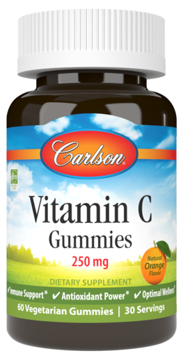 Carlson Labs Vitamin C Gummies 250 mg 60 Gummies — product packaging