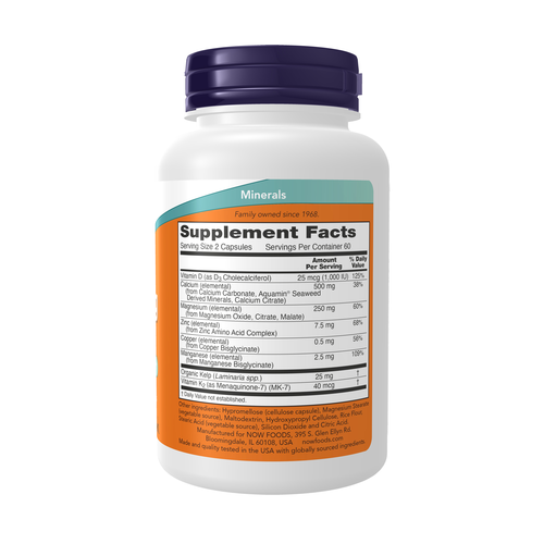 NOW Foods Cal-Mag Caps 120 Capsules