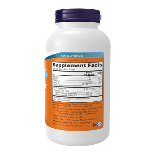 NOW Foods Ultra Omega 3-D Fish Oil 180 Softgels