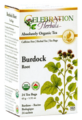 Celebration Herbals Organic Burdock Root Tea – 24 Tea Bags