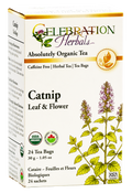 Celebration Herbals Organic Catnip Leaf & Flower Tea – 24 Tea Bags