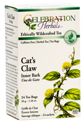 Celebration Herbals Cat's Claw Inner Bark Tea – 24 Tea Bags