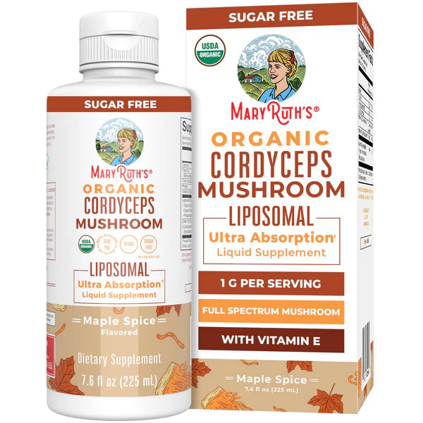 MaryRuth's Organic Cordyceps Mushroom Liposomal 7.6 oz
