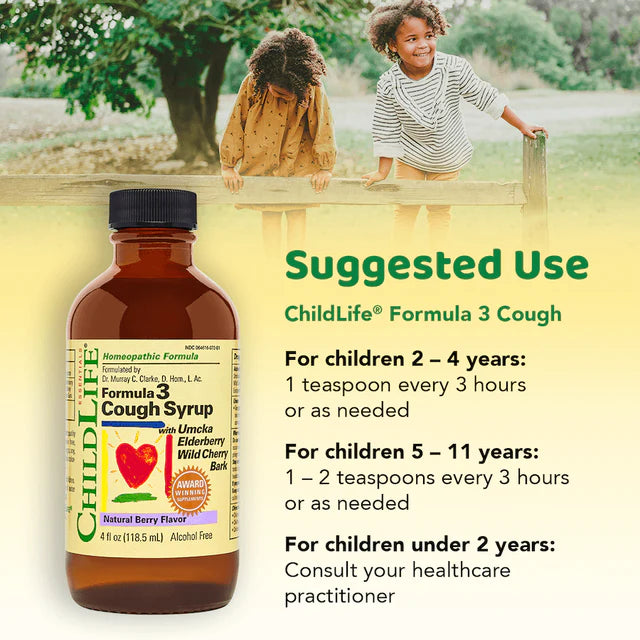 ChildLife Essentials Formula 3 Botanical Syrup 4 fl oz