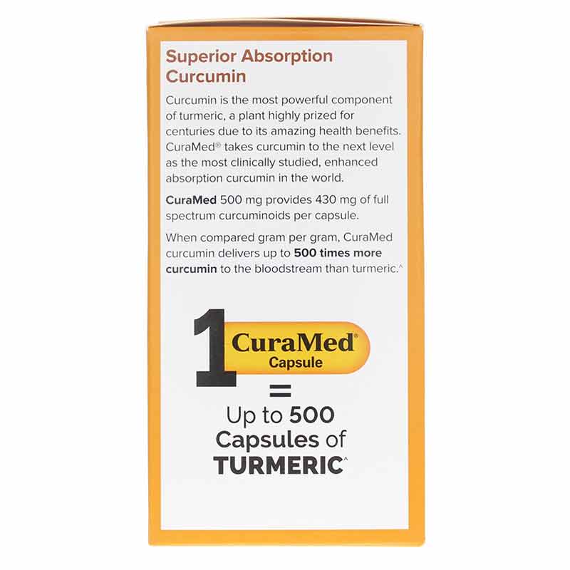 Terry Naturally CuraMed Curcumin 500 mg 60 Capsules