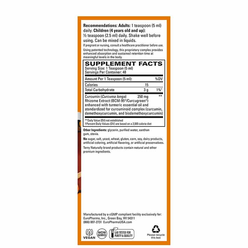 Terry Naturally CuraMed Syrup 8 oz