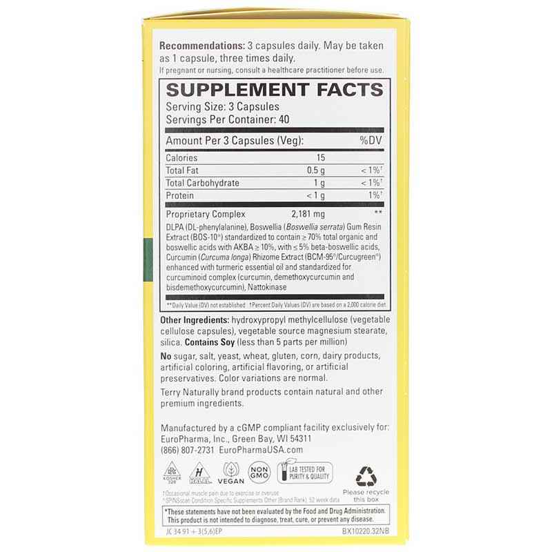 Terry Naturally Curamin 120 Capsules