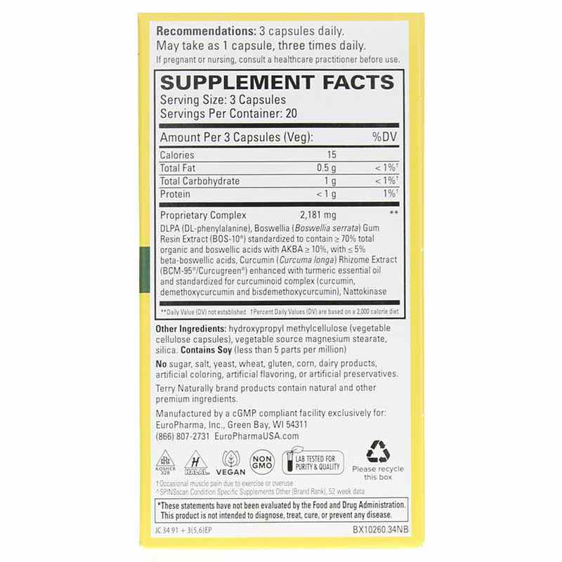Terry Naturally Curamin 60 Capsules