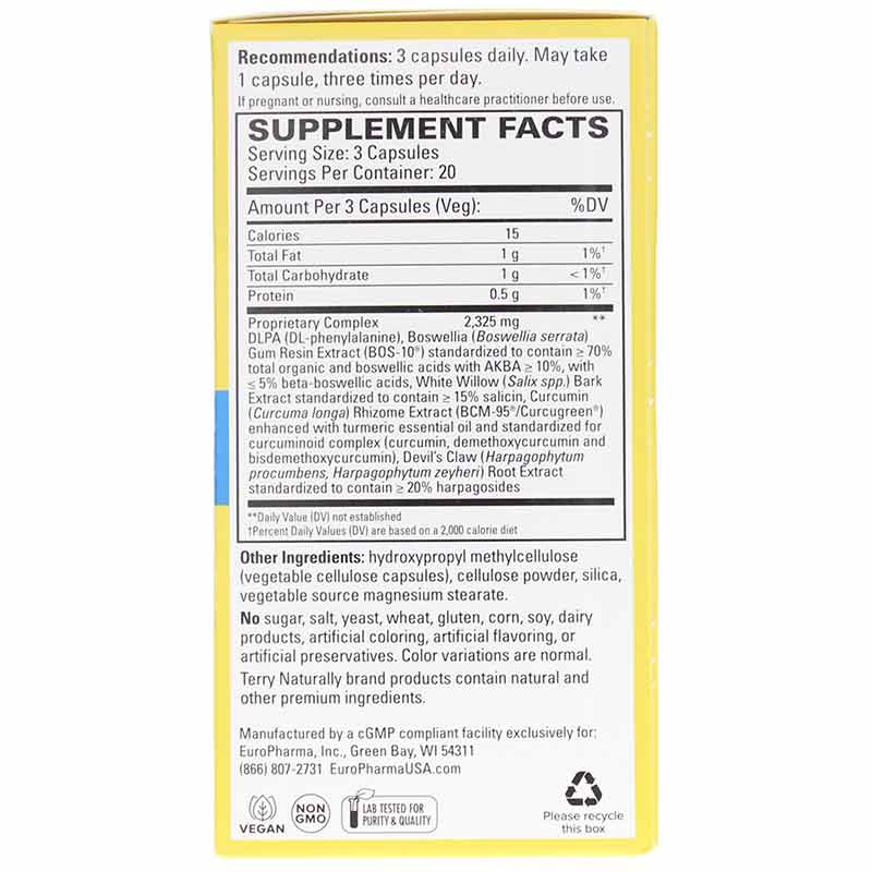 Terry Naturally Curamin Low Back 60 Capsules