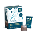 Designs for Health Fx Chocolate Defend 30 count box front label