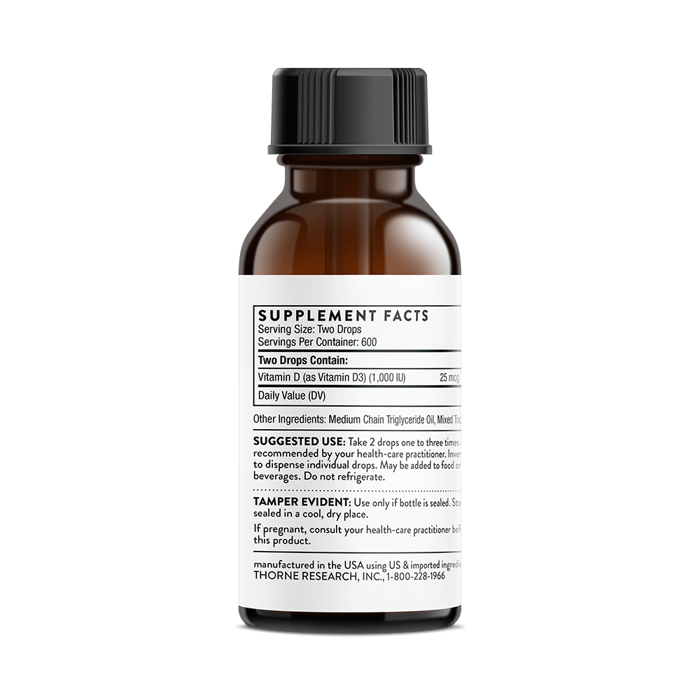Thorne Vitamin D Liquid - 1 fl. oz 30 ml