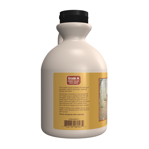 NOW Foods Organic Maple Syrup Grade A Amber Color 32 oz