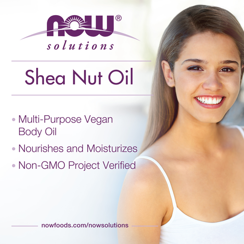 NOW Solutions Pure Shea Nut Oil 16 fl oz
