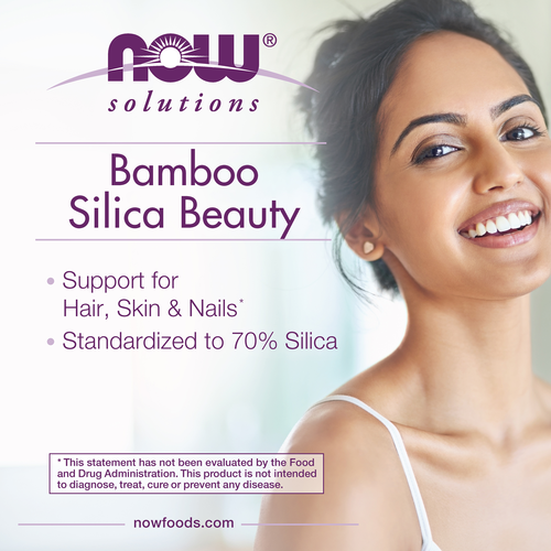 Now Solutions Bamboo Silica Beauty 90 Veg Capsules