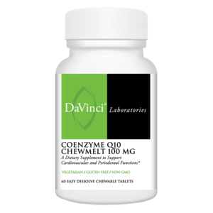 DaVinci Labs Coenzyme Q10 Chewmelt 100 mg — 60 Tablets product packaging