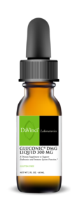 DaVinci Labs Gluconic DMG Liquid 300 mg — 2 fl oz product packaging
