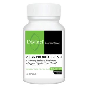DaVinci Labs Mega Probiotic ND — 120 Capsules product packaging