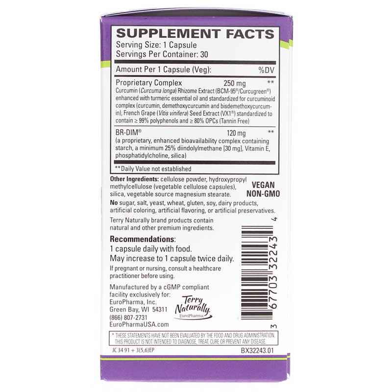 Terry Naturally DIM Complex with BCM-95 Curcumin 30 Capsules
