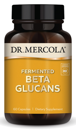 Dr. Mercola Fermented Beta Glucans 60 Capsules packaging