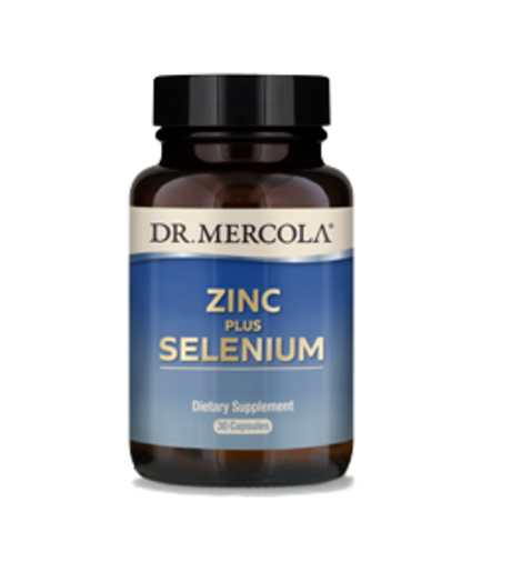 Dr. Mercola Zinc Plus Selenium 30 Capsules packaging