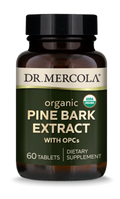 Dr. Mercola Organic Pine Bark Extract 60 Tablets packaging