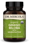 Dr. Mercola Organic Ginkgo Biloba 30 Capsules packaging