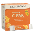 Dr. Mercola Vitamin C-PAK Orange Flavor 30 Servings packaging