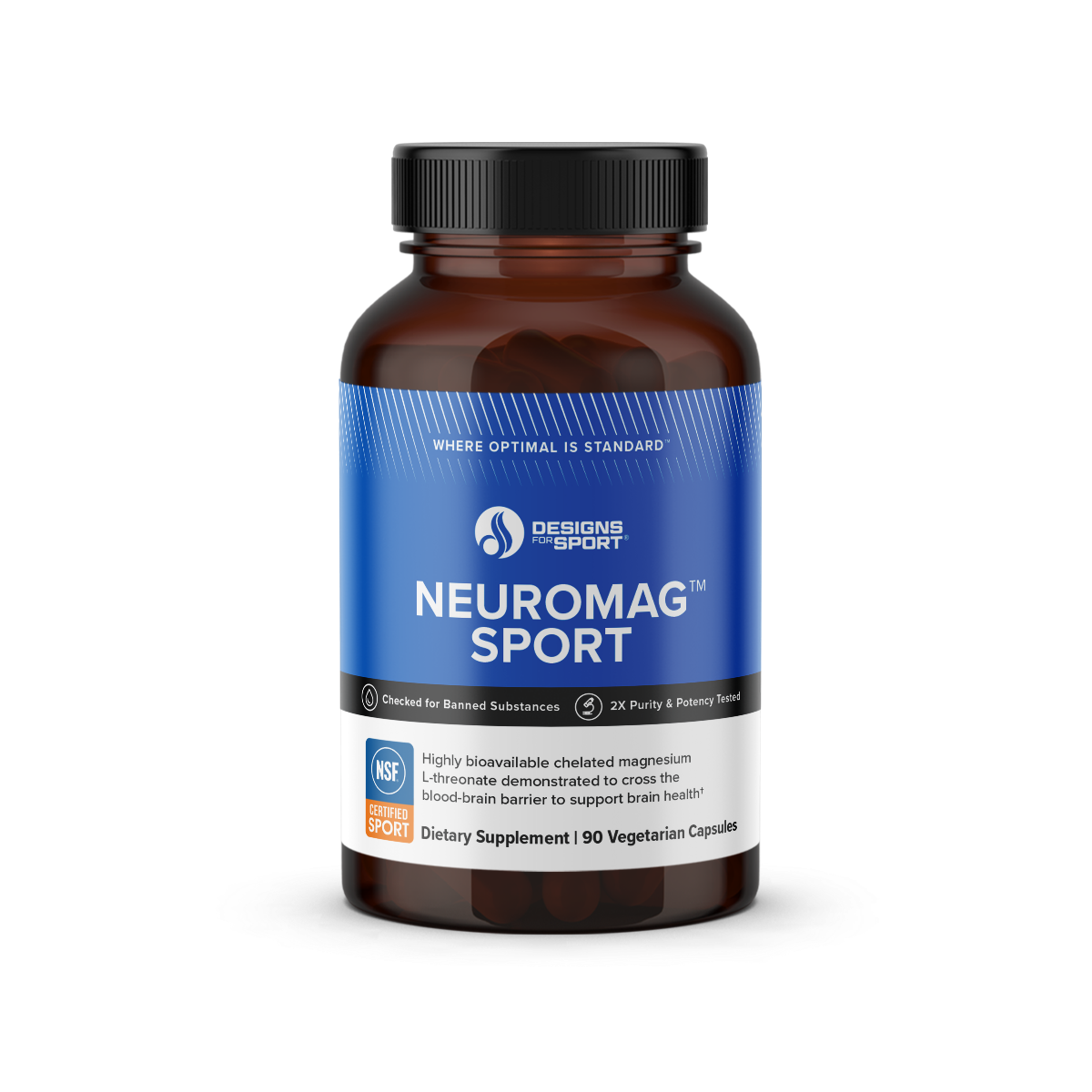 Designs for Health Neuromag Sport 90 capsules front label