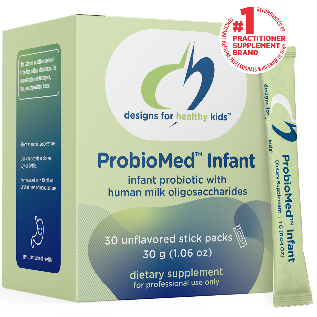 Designs for Health ProbioMed Infant 30 packets front label
