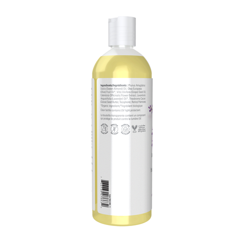 NOW Solutions Lavender Almond Massage Oil 16 oz